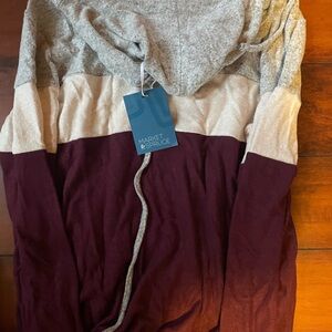 Market & Spruce Heather Gray Hoodie